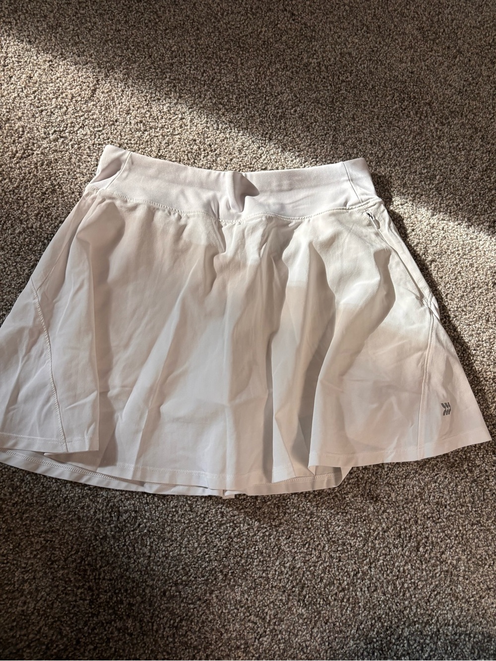 White skirt
